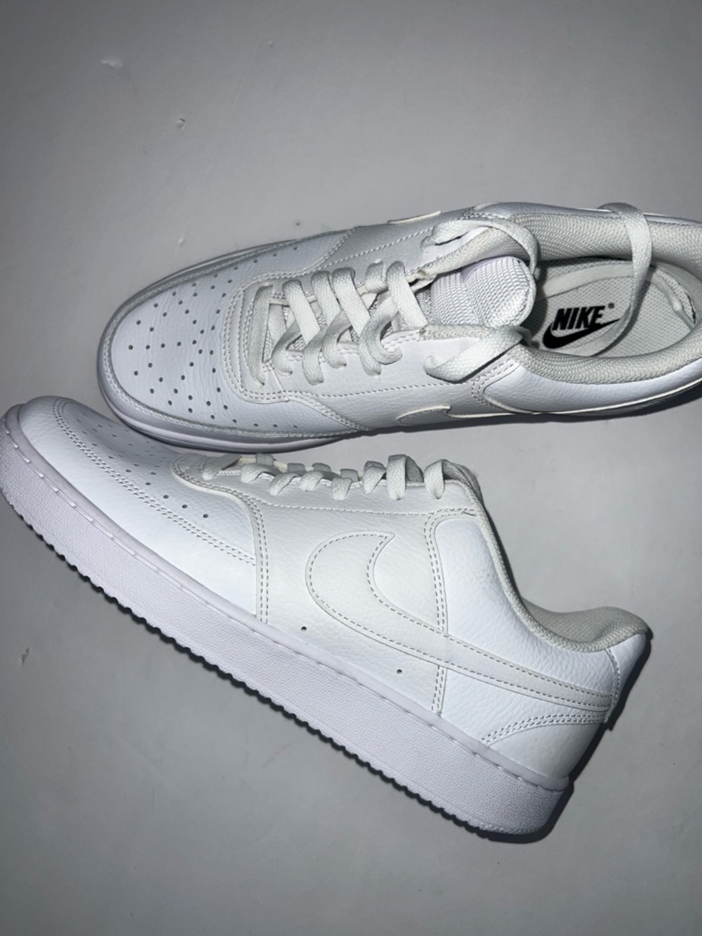 Nike Court Lows Triple White Mens 11